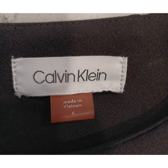 Women's Calvin Klein Black Dress Size 6 - Picture 3 of 3